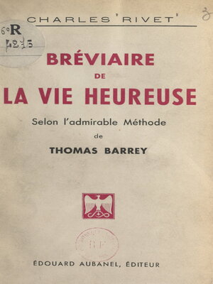 cover image of Bréviaire de la vie heureuse